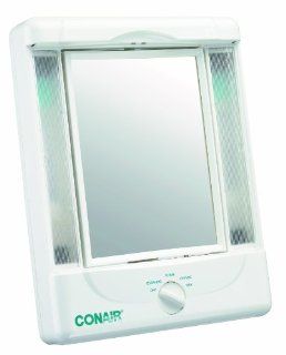 Conair Illumina Collection Two Sided Makeup Mirror with 4 Light Settings  Personal Makeup Mirrors  Beauty