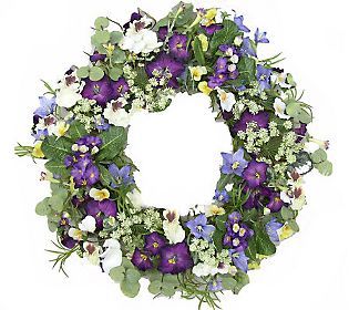 22 Morning Glory Wreath by Valerie —