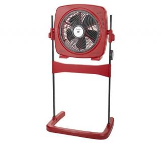 Holmes Blizzard Adjustable Stand Fan w/ Rotating Grill and Remote —