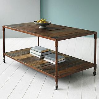 reiner upcycled pipe coffee table by little tree furniture