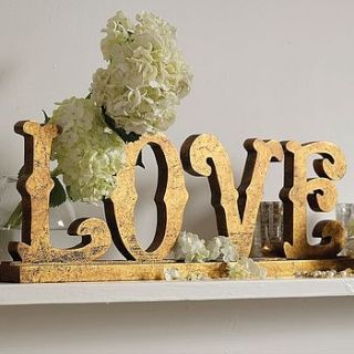 'love' or 'amore' sign by french grey interiors