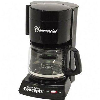 12 Cup Commercial Automatic Drip Coffee Maker, Black (CCECC123) Kitchen & Dining