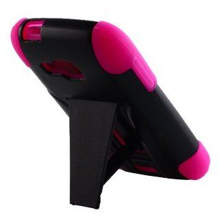 Black Pink Double Layer Hybrid Cover Case with Stand for Samsung Ativ Odyssey i930 by ApexGears Cell Phones & Accessories