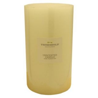 Threshold™ Unscented White 7x4 Pillar Wax Candle