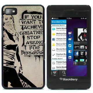 Graffiti Motivation Statement Hard Case Cover for Blackberry Z10 Cell Phones & Accessories