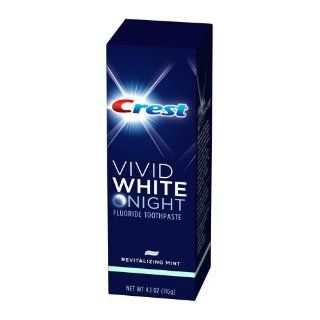 Crest Vivid White Night, Revitalizing Mint, 4.1 Ounce Boxes (Pack of 4) Health & Personal Care