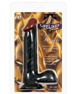 Lifelikes 8in black knight w/suction cup (Package Of 5) Health & Personal Care