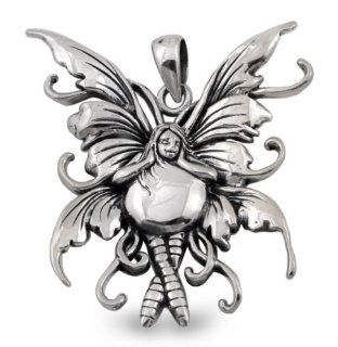 Bubble Rider Fairy Sterling Silver Pendant by Amy Brown Jewelry