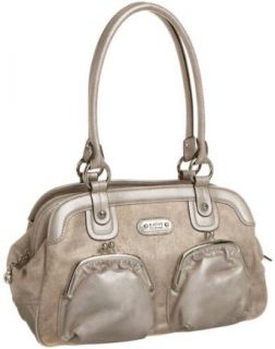 KATHY Van Zeeland Double Date Satchel, Sand, one size Satchel Style Handbags Clothing