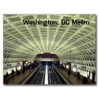 Washington, DC Metro Station Post Card