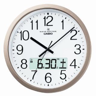 CASIO Clock WAVE CEPTOR Radio Controlled Clock IC 410SJ 9JF (Japan Imported)   Wall Clocks