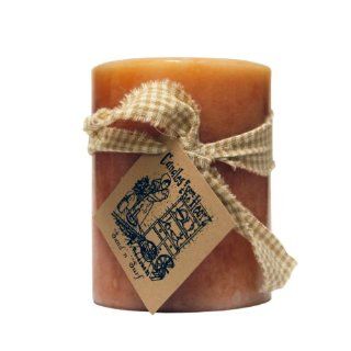 A Cheerful Giver Sand and Surf Smooth Pillar Candle, 3 by 4 Inch  