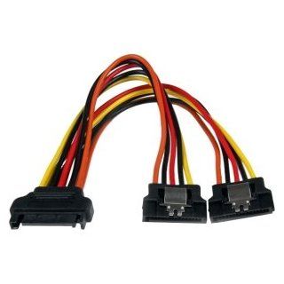 STARTECH PYO2LSATA 6IN LATCHING SERIAL ATA SATA POWER CABLE SPLITTER ADAPTER Computers & Accessories