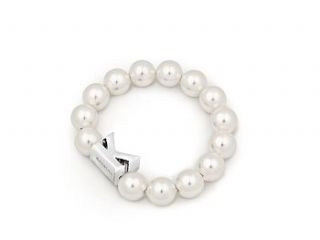 personalised pearl initial bracelet by anna lou of london