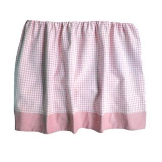 Tadpoles Basics Pink Gingham Crib Skirt