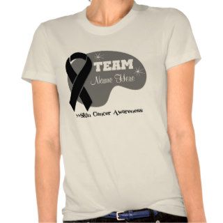 Personalize Team Name   Skin Cancer Tshirt