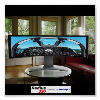 Radius320 Flight Simulation Poster