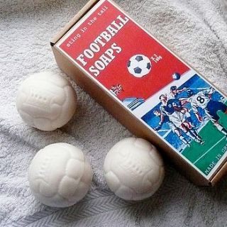 football soap gift set by monty's vintage shop
