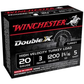 Winchester Double X Turkey Ammo 20 Gauge 3 1 5/16 oz. #5 614554