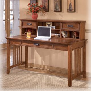 Signature Design by Ashley Cross Island Large Computer Desk with Hutch