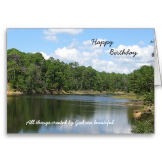 Religious Christian Birthday Greeting Card