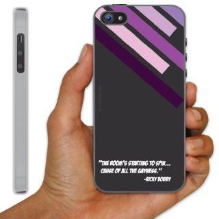 iPhone 5 Case   Will Ferrell Quote   Ricky Bobby   Talladega Nights   "The room's starting to spin"   Clear Protective Hard Case Cell Phones & Accessories