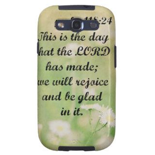 Psalm 118 This is the Day Galaxy S3 Cover