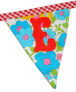 make your own bunting letters small size by handmade by lucylu