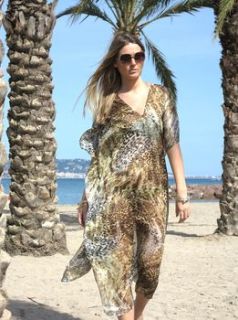 long beach cover up jungle print by roman holiday beach couture
