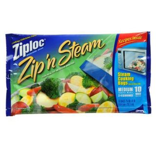 Ziploc® Zip n Steam™? Cooking Bags 10 ct