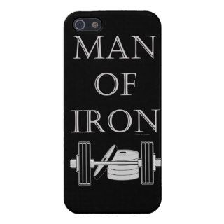 Bodybuilding Sport Athlete Man Of Iron iPhone 5 Cases