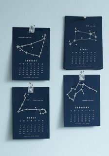 Stitch Upon the Stars 2014 Calendar  Mod Retro Vintage Desk Accessories