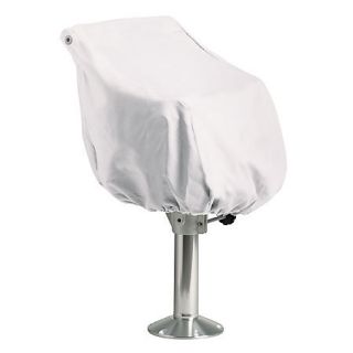 Overtons Pilot Chair Cover   White Vinyl 71916