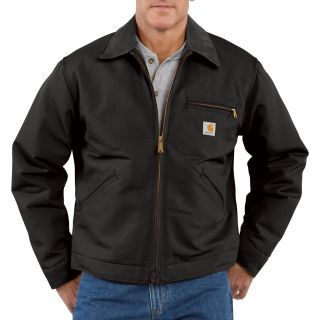 Carhartt Duck Detroit Blanket-Lined Jacket — Black, 2XL, Model# J001  Jackets