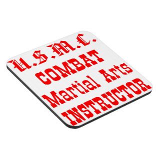 USMC Combat Martial Arts Instructor Beverage Coaster