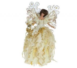 16 Poinsettia Angel with Petal Layered Dress —