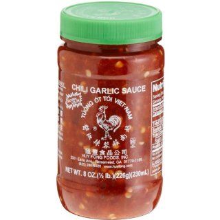 Huy Fong Vietnamese Chili Garlic Sauce, 8 Oz  Hot Sauces  Grocery & Gourmet Food