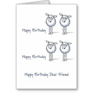 Happy Birthday TWO EWE Cards