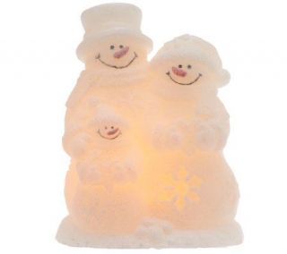 Home Reflections Snowman Family Flameless Candle —