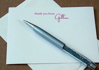personalised thank you postcards by write notes