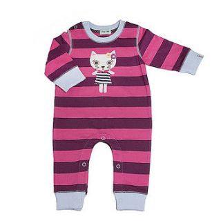 baby girl applique playsuit incl. gift box by award winning lilly + sid