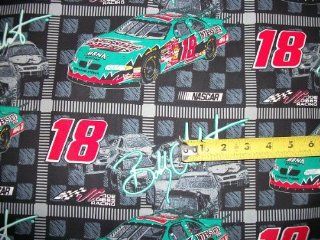 Nascar Bobby Labonte #18 Allover Fabric   Sold By the Yard