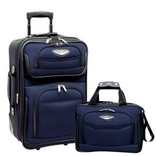 Travelers Choice Amsterdam 2 Piece Carry On Luggage Set