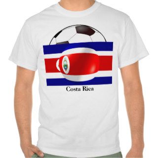 Costa Rican Flag Tee Shirts