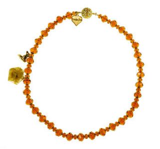 amber short necklace by rosie fox