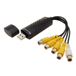 4 Channels USB to RCA DVR CCTV Surveillance Video Capture Computers & Accessories