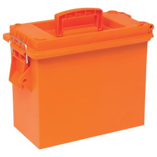 Sport Utility Dry Box – 15in.L x 7 3/4in.W x 11 1/2in.H, With Tray, Orange  Tool Boxes