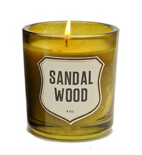 classic scented candle by men's society