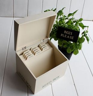 wooden seed box by posh totty designs interiors