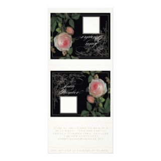 Botanical Pink Rose    DIY Table Placecard Numbers Rack Cards